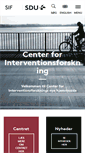 Mobile Screenshot of interventionsforskning.dk
